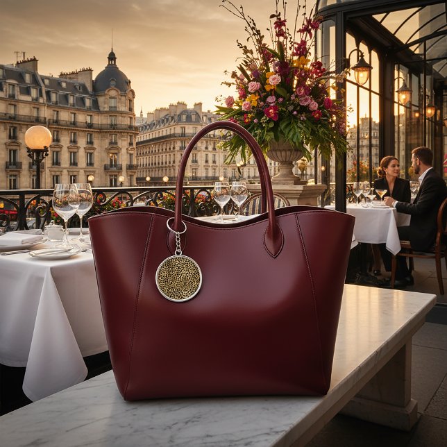 Chaveiro Padrão de Impressão de Chita (Cheetah Print pattern Keychain
)