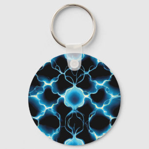 Chaveiro Padrão de repetição do Synapse Elétrico Azul