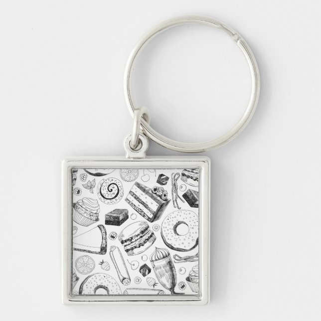 Chaveiro Padrão delicioso (Frente)