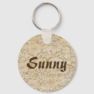 Chaveiro Padrão Floral do Crochet Lace antigo + suas ideias