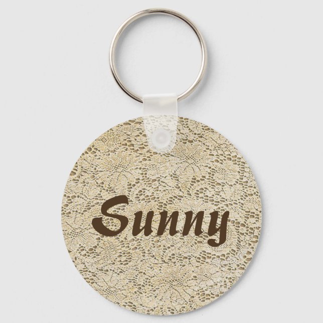 Chaveiro Padrão Floral do Crochet Lace antigo + suas ideias (Frente)