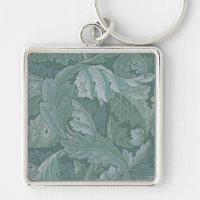 Padrão Folha de Acanto Azul Teal de William Morris