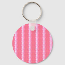 Chaveiro Padrão Gráfico de Listras Verticais Rosa Neon Abst
