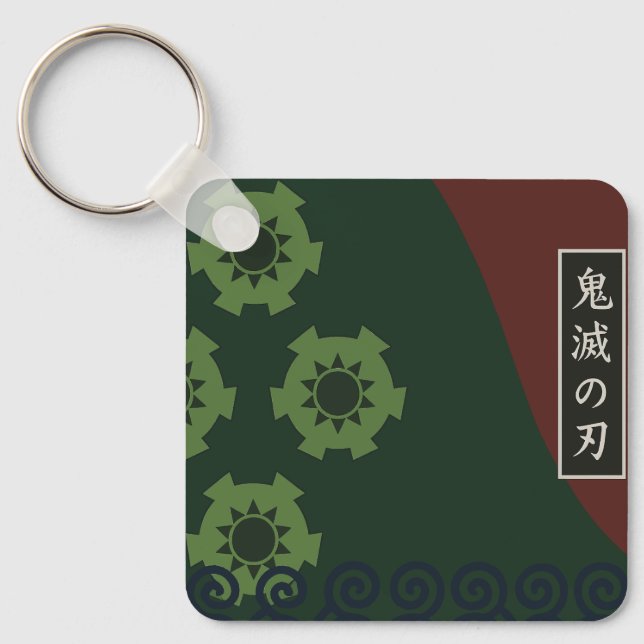 Chaveiro padrão zoro kimino (Frente)