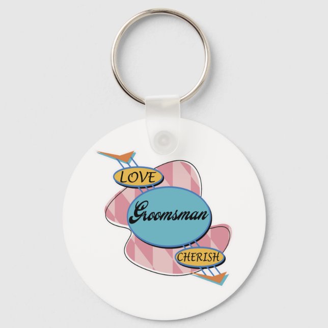 Chaveiro padrinho de casamento (Frente)