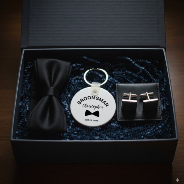 Chaveiro Padrinho Moderno Presente de Casamento Personaliza (Criador carregado)