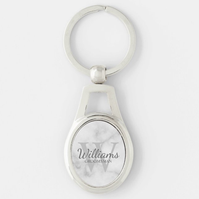 Chaveiro Padrinhos de casamento de Script Personalizados Ma (Frente)