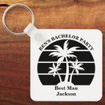 Chaveiro Padrinhos de casamento do Bachelor da Árvore de Pa<br><div class="desc">Palmeiras pretas legal em uma despedida de solteiro ou chaveiro de padrinhos de casamento. Personalize estes favores legal para o casamento de destino. Eles são perfeitos para a festa da noiva trazer para uma ilha um janto de ensaio de fuga ou para uma madrinha de casamento ou melhor homem.</div>