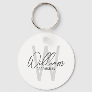 Chaveiro Padrinhos de casamento Personalizados de Script Mo