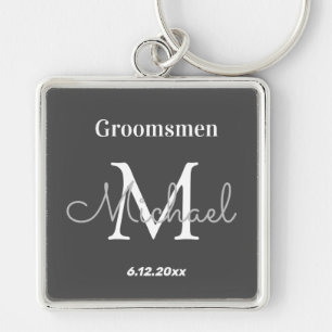 Chaveiro padrinhos de casamento personalizados elegantes br