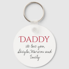 Chaveiro Pai Adoramos-te a Repassar o Dia do Pai