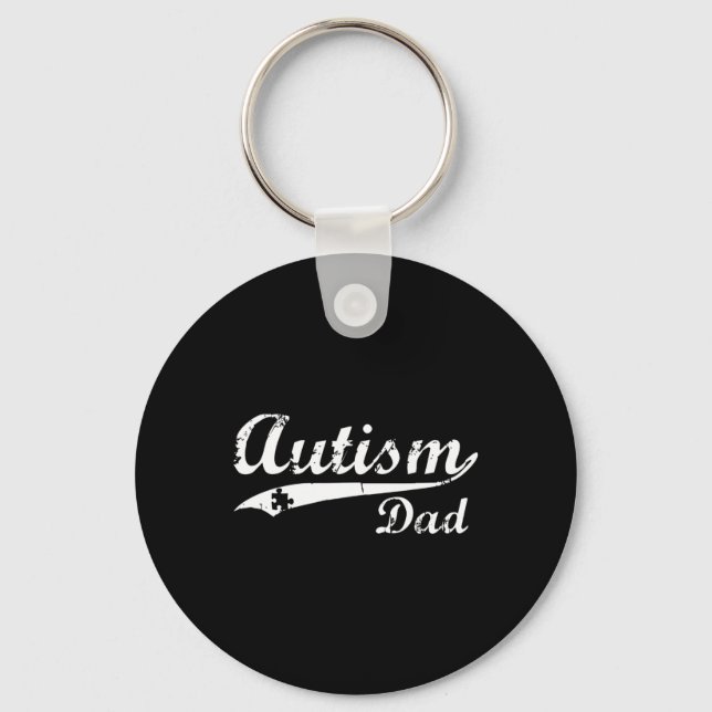 Chaveiro Pai Autismo Mens Oferece Presente de Consciência A (Frente)