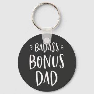 Chaveiro Pai Badass Bonus Legal Stepdad Gift para Stepdad