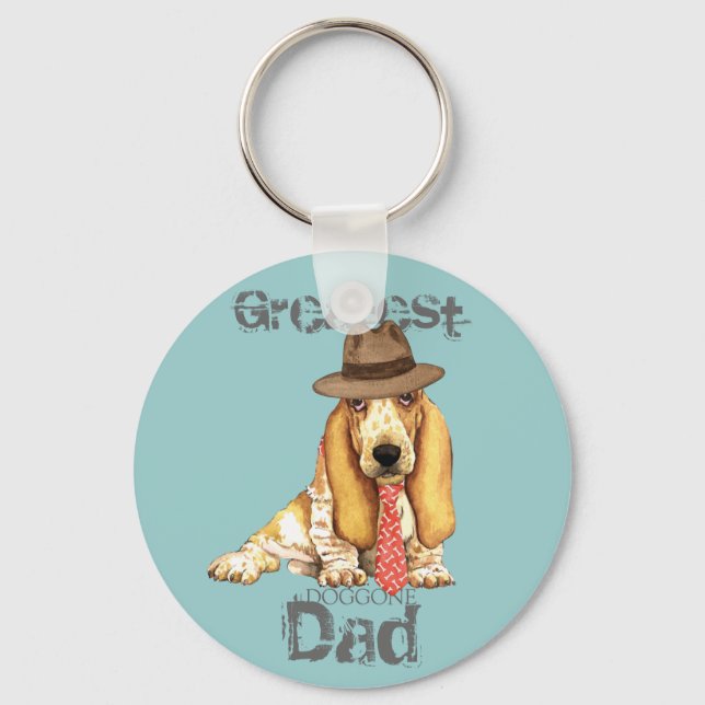 Chaveiro Pai Basset (Frente)