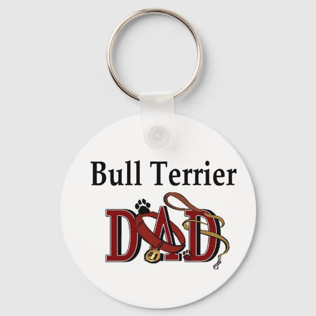 Chaveiro Pai Bull Terrier (Frente)