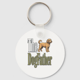 Chaveiro Pai Cachorro Gravura Vintage Design Amante de Cach