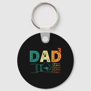 Chaveiro Pai Cortado Pai De Três Mens Cita Feliz Natal