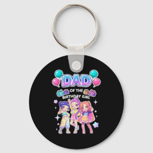 Chaveiro Pai da aniversariante fofo chibi kpop engraçado