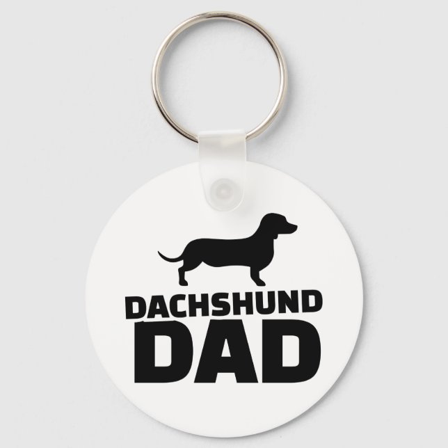 Chaveiro Pai Dachshund (Frente)