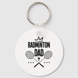 Chaveiro Pai de Badminton Jogador de Badminton Peteca Espor