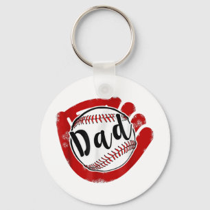 Chaveiro Pai De Beisebol Para Mãe De Softball De Baseball