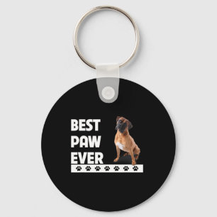Chaveiro Pai de Boxdog Boxer para Dia de os pais de Paw Eve