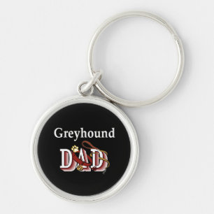 Chaveiro Pai de Cães Greyhound