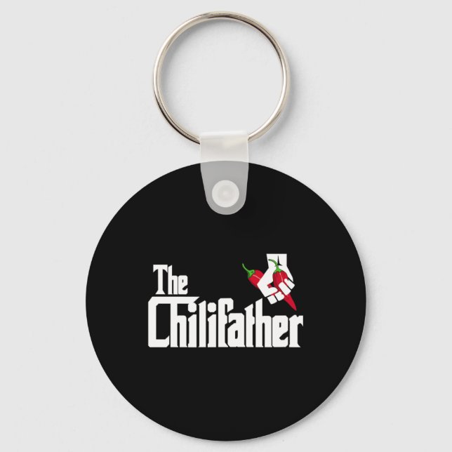 Chaveiro Pai de Chili Engraçado Churrasco Futebol Competiçã (Frente)