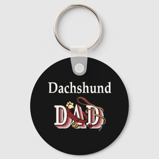 chaveiro pai de dachshund (Frente)