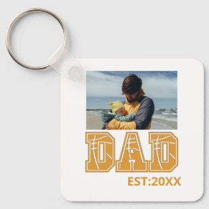 Chaveiro Pai de fotos personalizado Dia de os pais de basqu