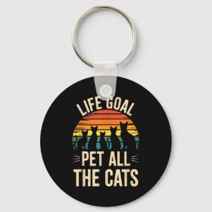 Chaveiro Pai de Gato Engraçado Técnico de Veterinário Meta