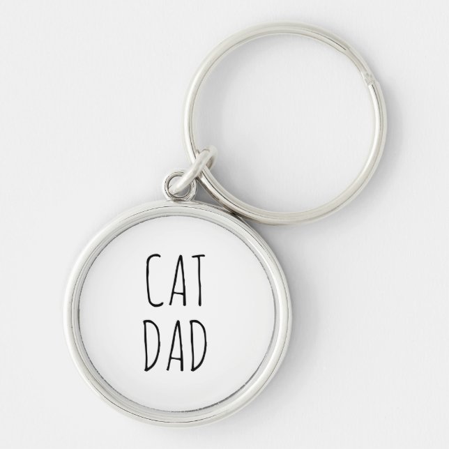 Chaveiro "Pai de Gato" Simples Farmhouse Moderno (Frente)