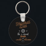 Chaveiro Pai de handebol<br><div class="desc">Um presente original para oferecer a todos os pais de fãs ou jogadores de andebol. Para todos os desportistas que adoram handebol.</div>