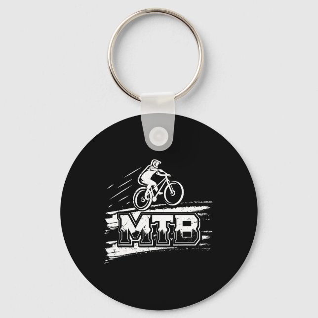 Chaveiro Pai de Mountain Bike Mountain Biking Bicicleta Eng (Frente)