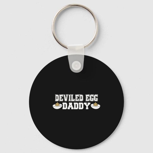 Chaveiro Pai De Ovos Devilados - Engraçado Ovo Devlado De A (Frente)