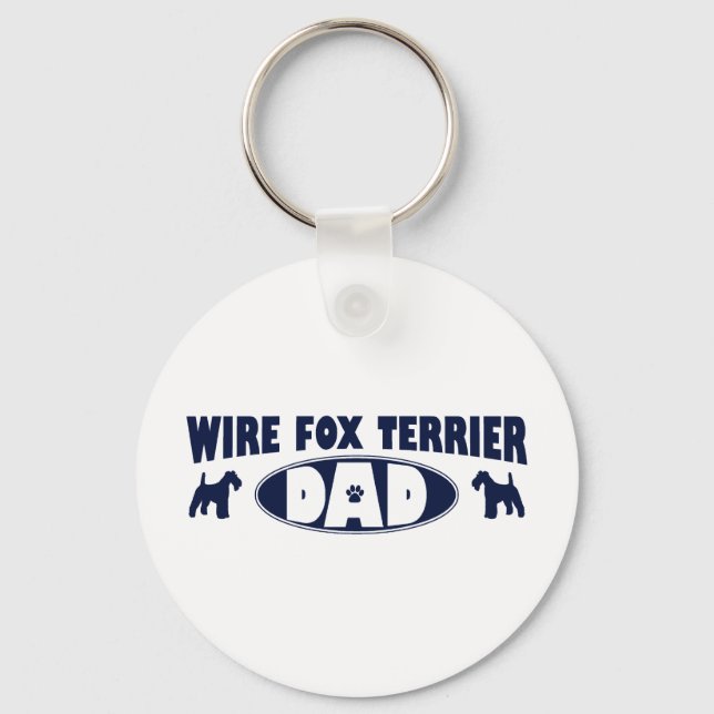 Chaveiro Pai de Terrier Fox (Frente)