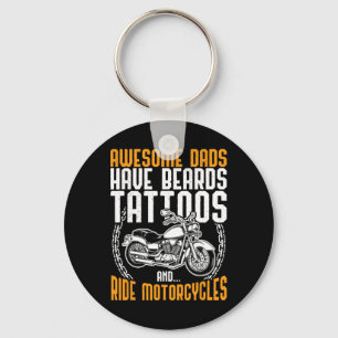 Chaveiro Pai Dia de os pais De Motocicleta Dar Uma Tatuagem