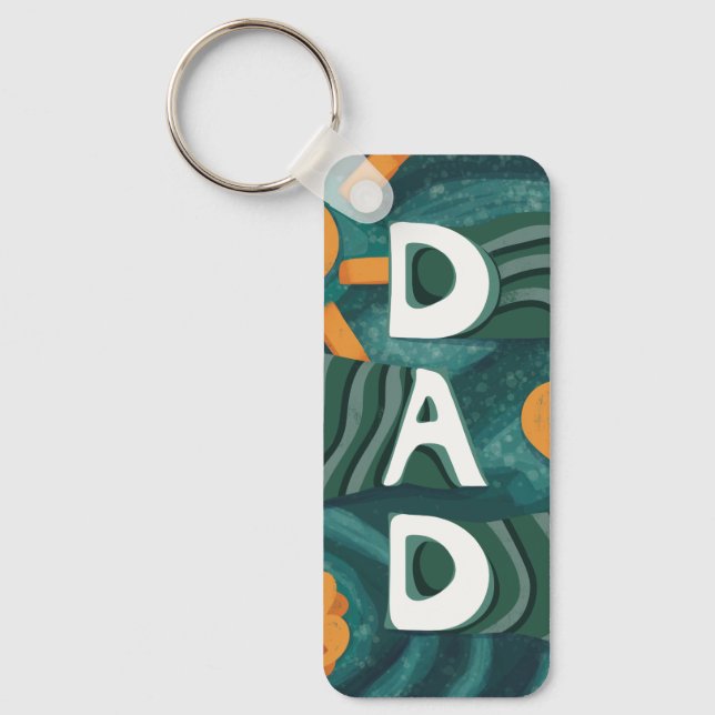 Chaveiro Pai - Dia Nacional de Apreciação do Pai Verde (Frente)