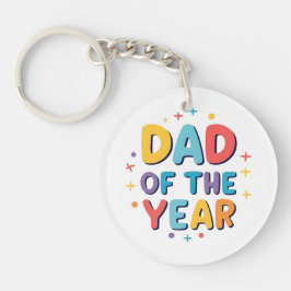 Chaveiro Pai do Ano - Presente no Dia do Pai Engraçado
