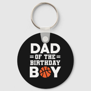 Chaveiro Pai Do Treinador De Basquete De Birthday Boy Baske