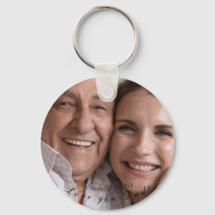 Chaveiro Pai e filha adulta dia de os pais seus nomes de im