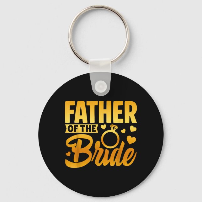 Chaveiro Pai Engraçado Da Noiva Amor Paternal Casamento (Frente)