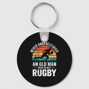Chaveiro Pai Jogador de Rugby Pai Rugby