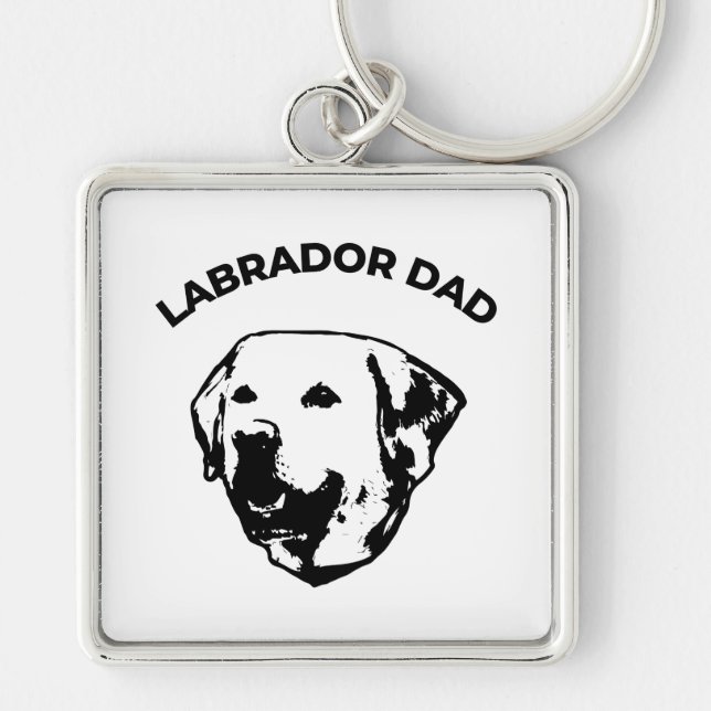Chaveiro Pai Labrador (Frente)
