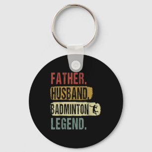 Chaveiro Pai Marido Lenda do Badminton Badminton Papai