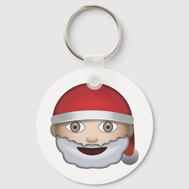 Chaveiro Pai Natal Emoji (Frente)