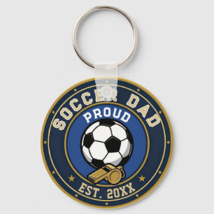 Chaveiro Pai Orgulhoso de Futebol Torcedor de Futebol