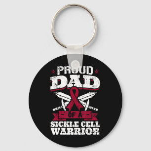 Chaveiro Pai Orgulhoso De Um Guerreiro De Células Falsiform