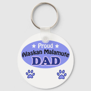 Chaveiro Pai Orgulhoso do Alasca Malamute
