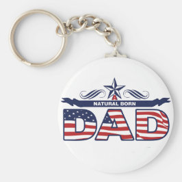 Chaveiro Pai, pai, um pai nascido natural